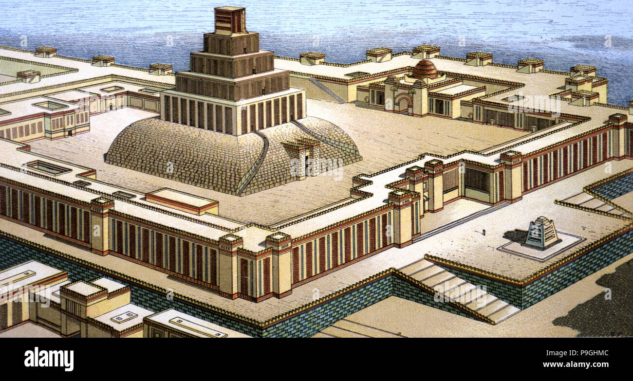 Assyrian temple hi-res stock photography and images - Alamy