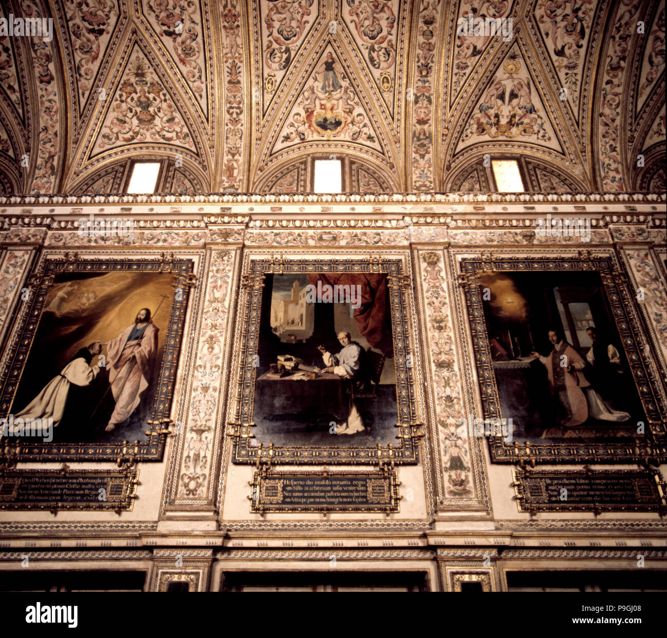 Sacristy of the Monastery of Guadalupe decorated with Paintings by