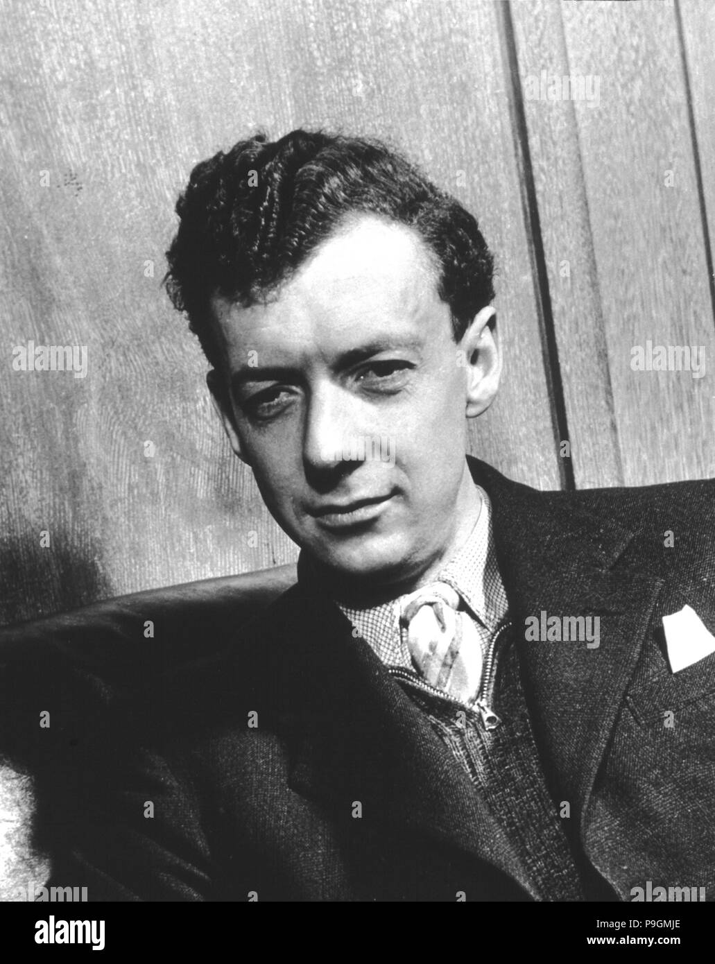 Benjamin Britten (1913-1976), English composer. Stock Photo