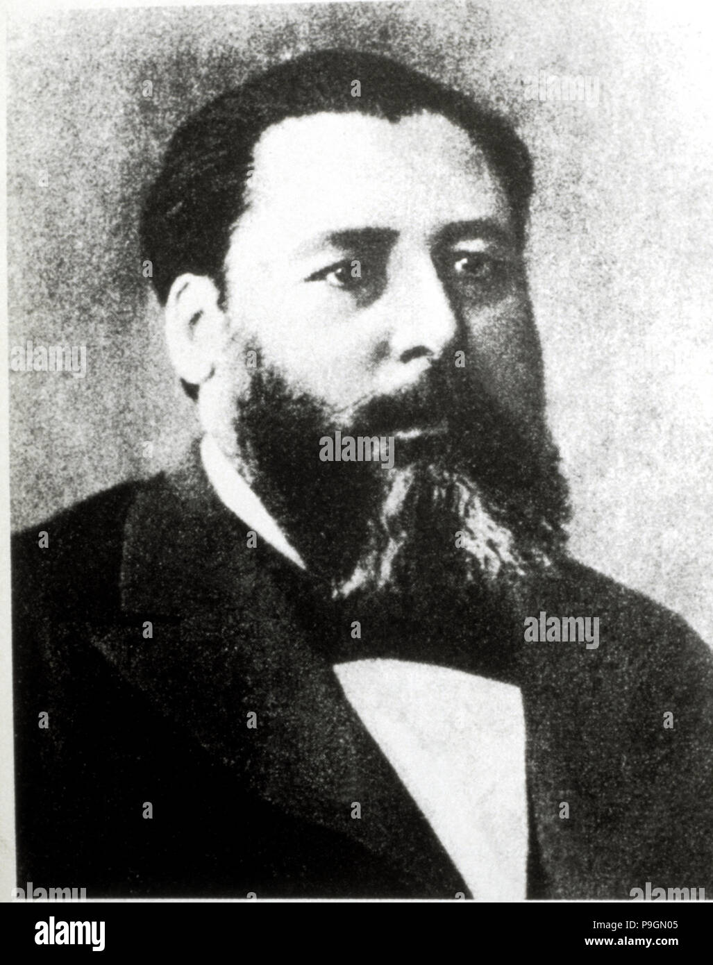 José Hernández (1834-1886), Argentine poet. Stock Photo