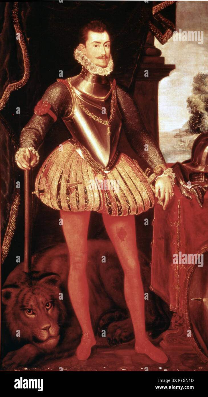 Portrait of John of Austria (1545-1578), Spanish prince, natural son of Charles V and victor at t… Stock Photo