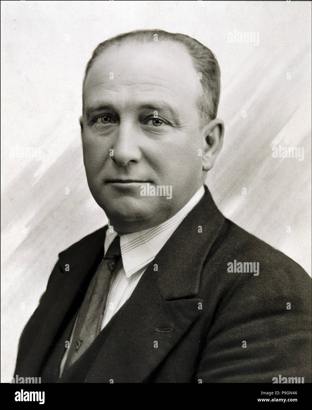 Francisco Largo Caballero (1869-1946), Spanish politician, president of the government of the Sec… Stock Photo
