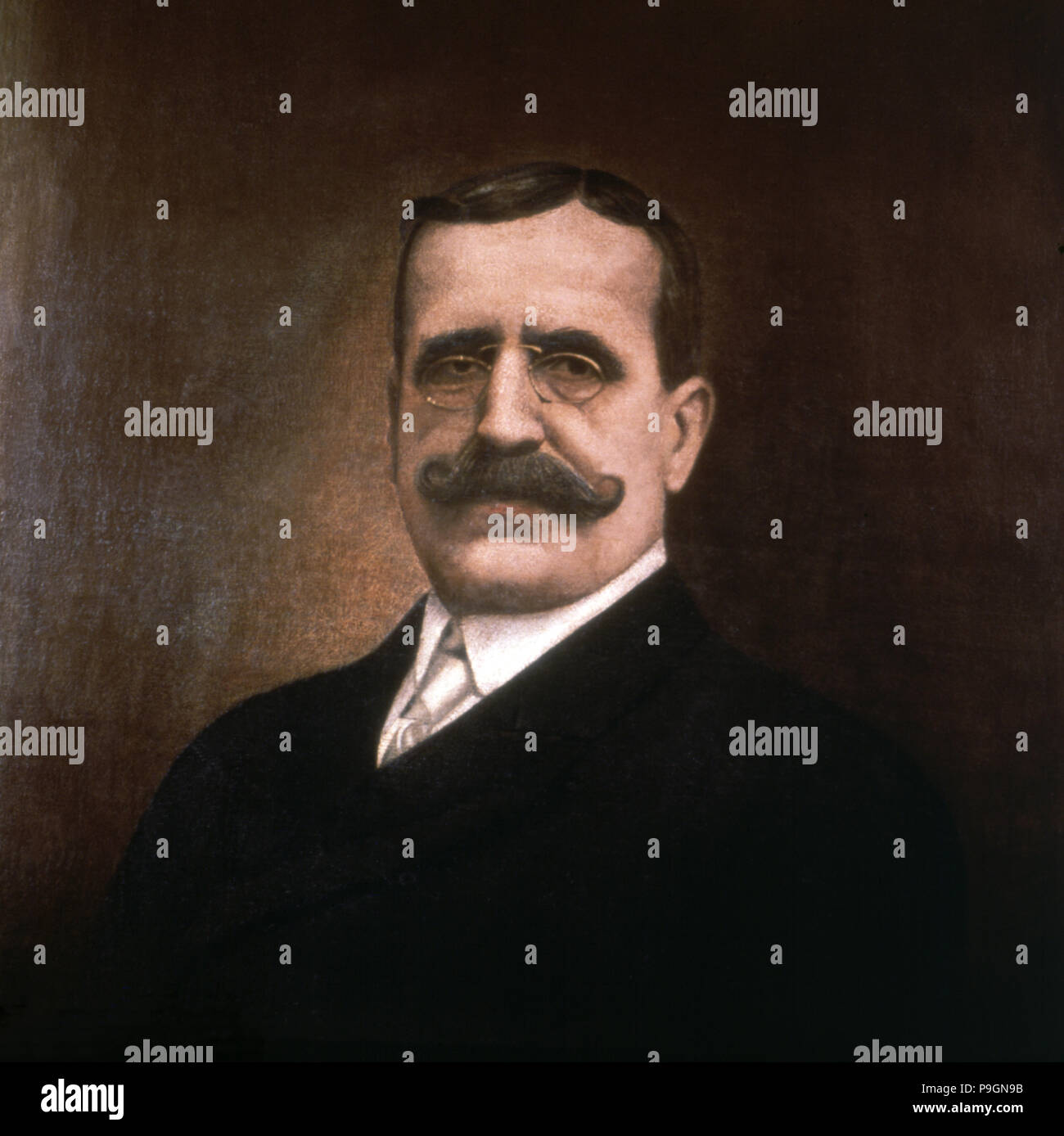 Jose Canalejas  (1854-1912), politician and president of the Spanish government. Stock Photo