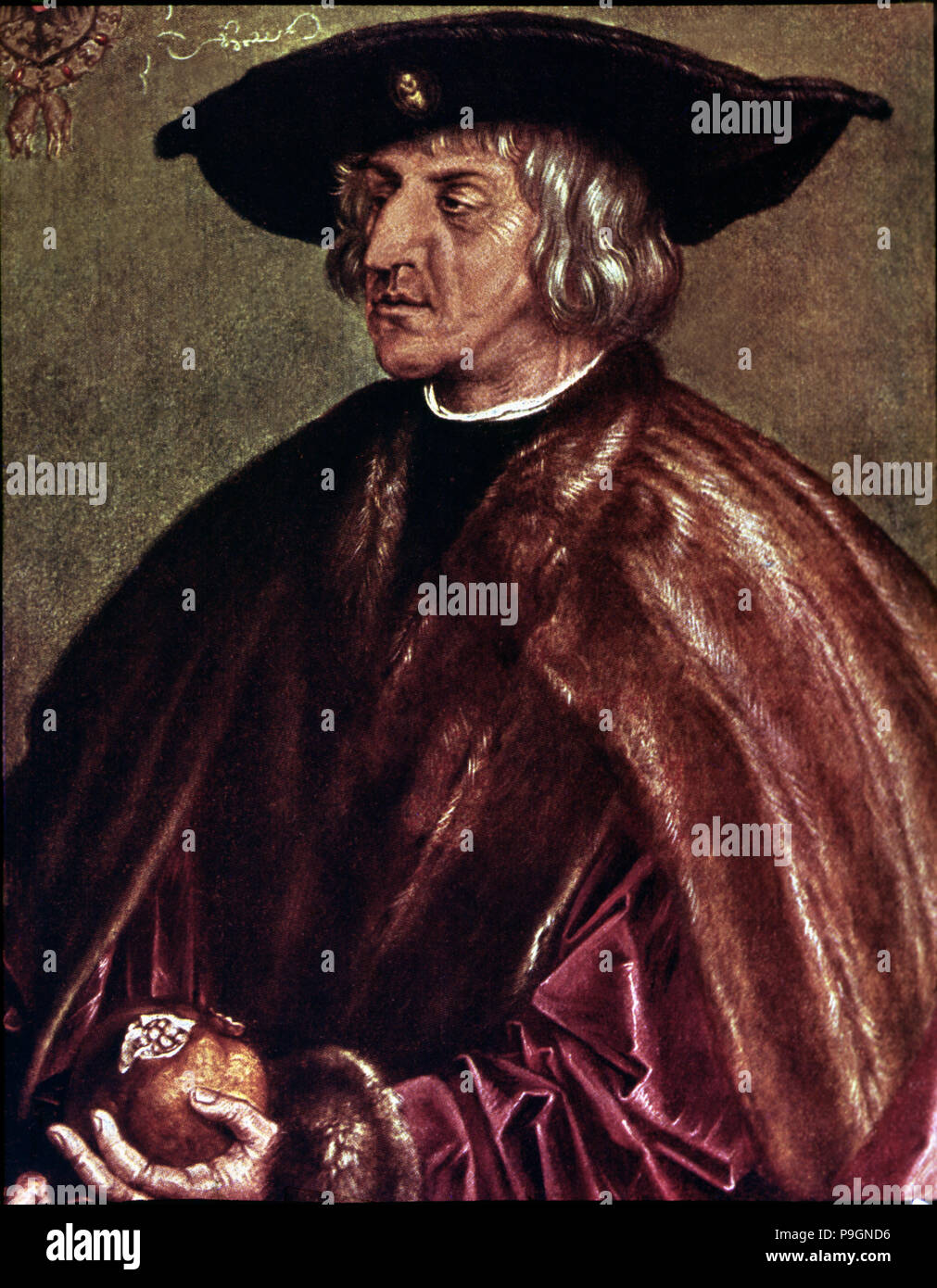 Maximilian I (1459-1519), Holy Roman Emperor. Stock Photo