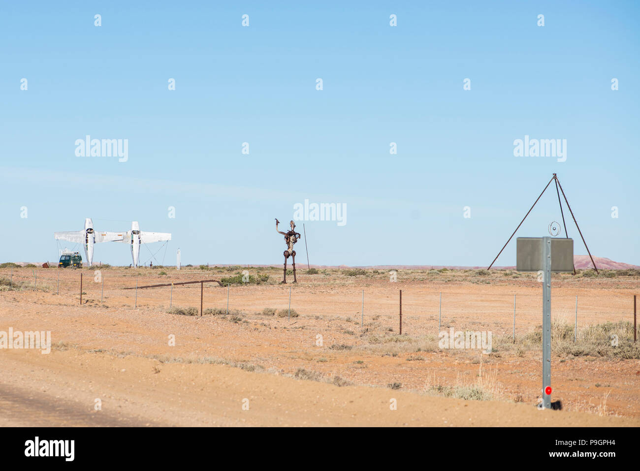 Desert art. South Australia Stock Photo