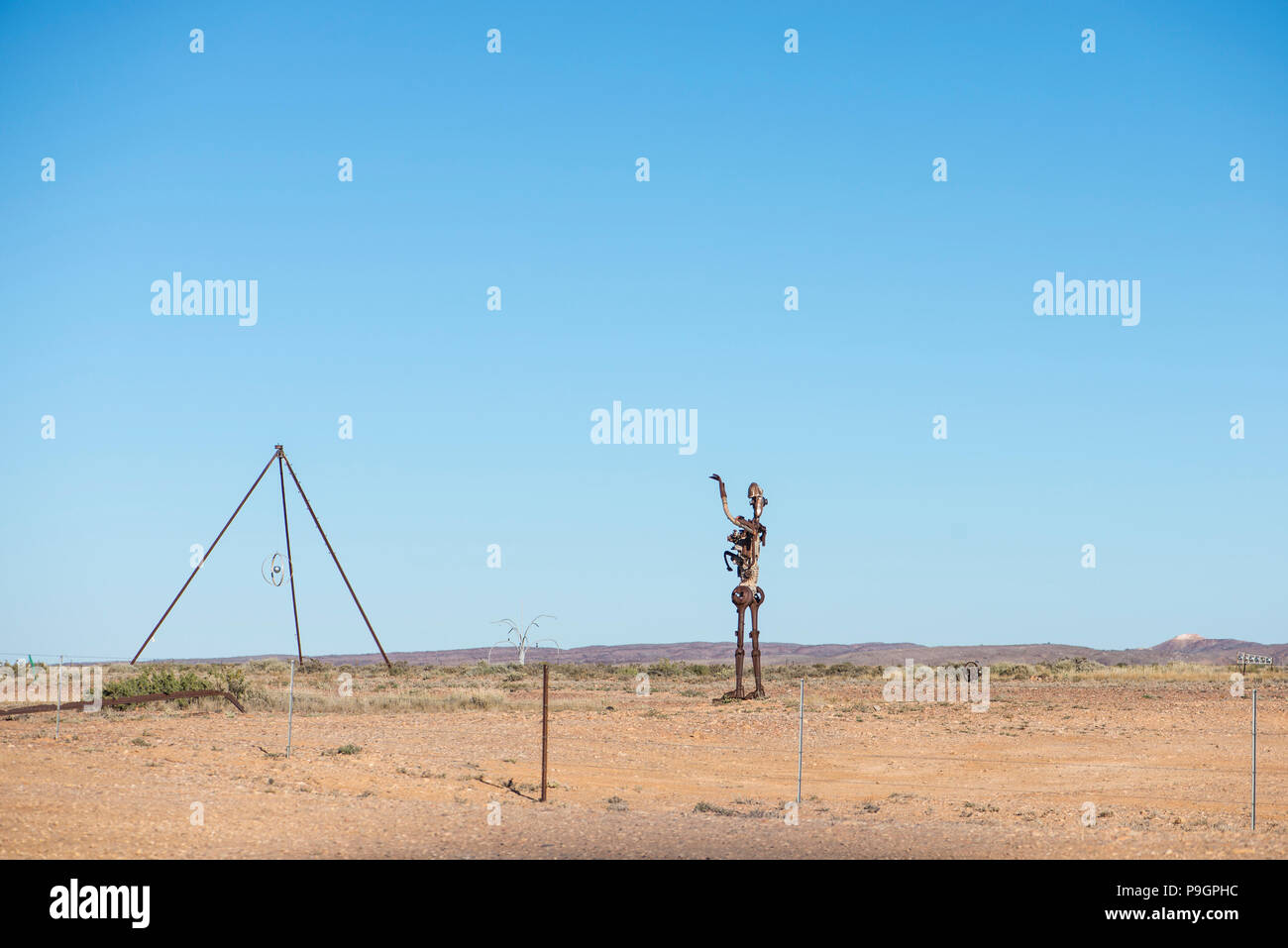 Desert art. South Australia Stock Photo