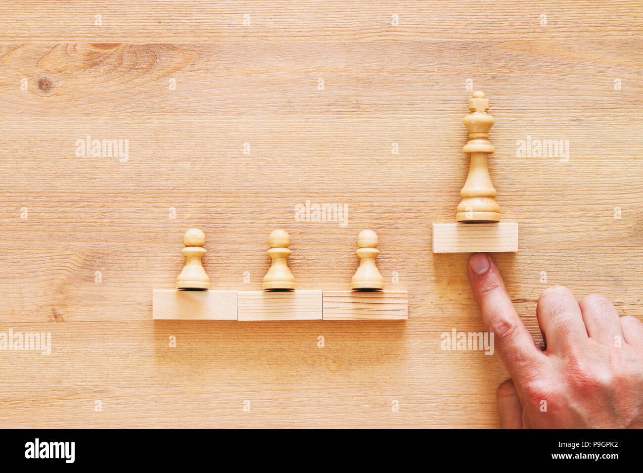 Winning Progress concept image of climbing to the top, progress and winning Stock Photo ...