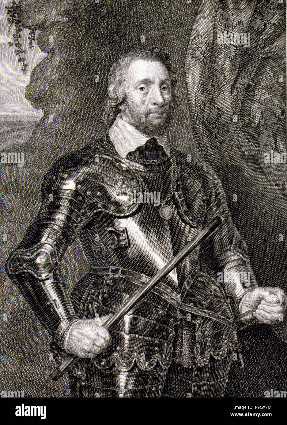 Alonso Perez de Guzman, called 'Guzmán el Bueno' (1256-1309), Spanish military, Duke of Medina Si… Stock Photo