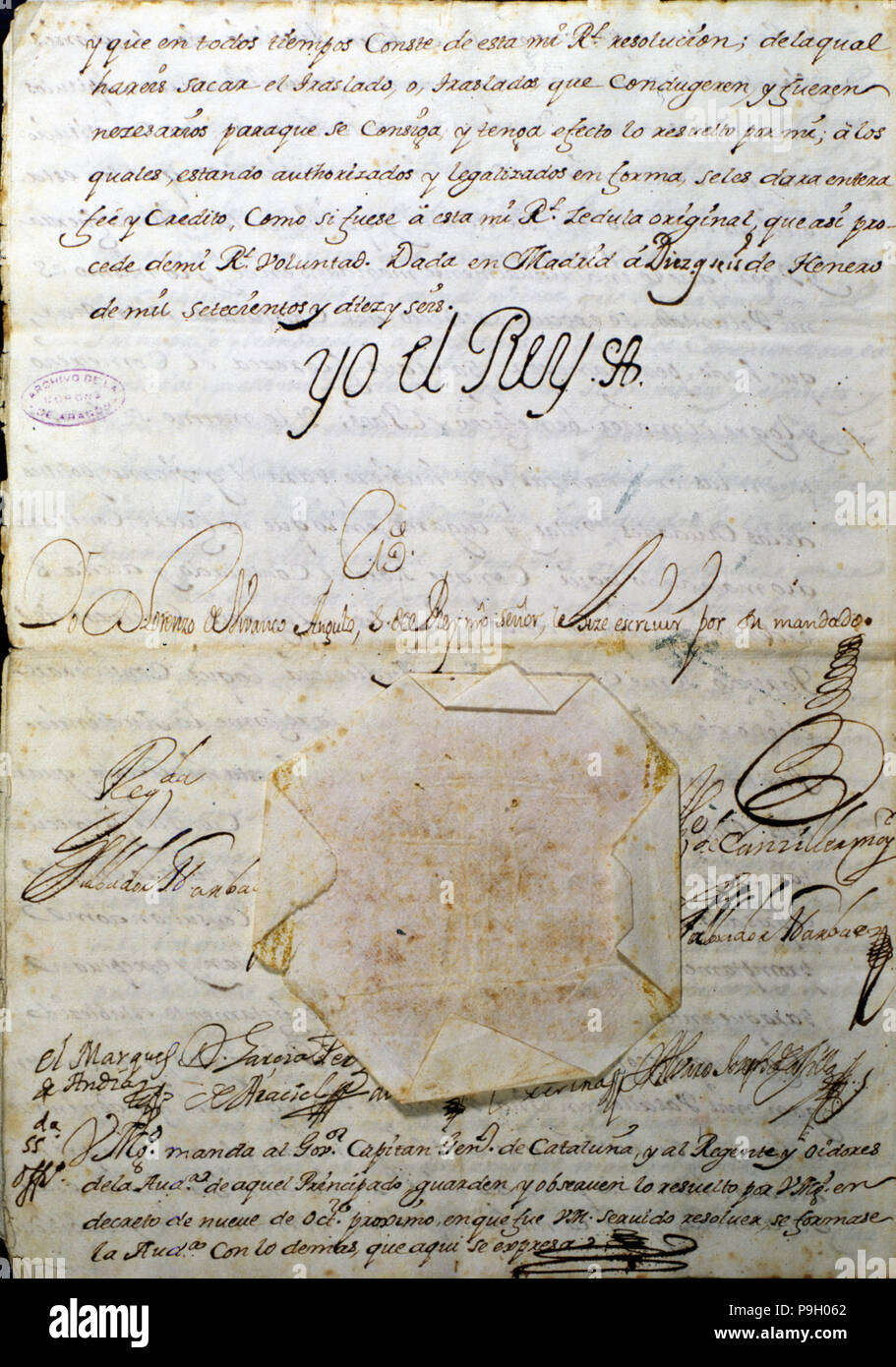 Nueva Plant), (Decree last Planta page ... of de New Decreto