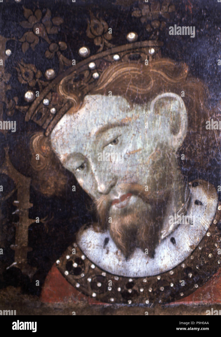 Jaime I 'The Conqueror' '(1208-1276), King of Aragon from 1213, panel Painting. Stock Photo