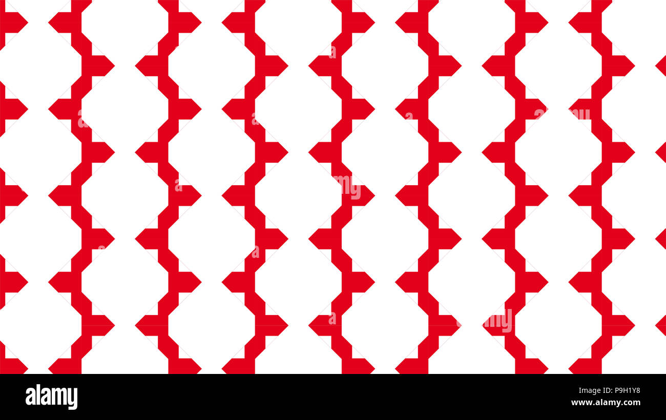 3 white lines on red background logo