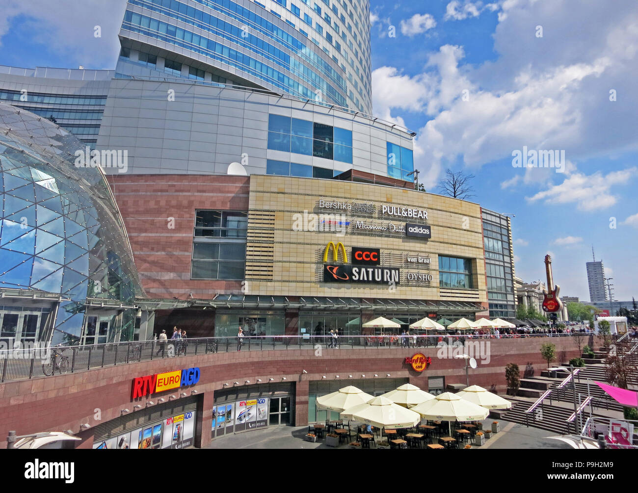 Zlote Tarasy Mall, Warsaw, Polan Stock Photo Alamy