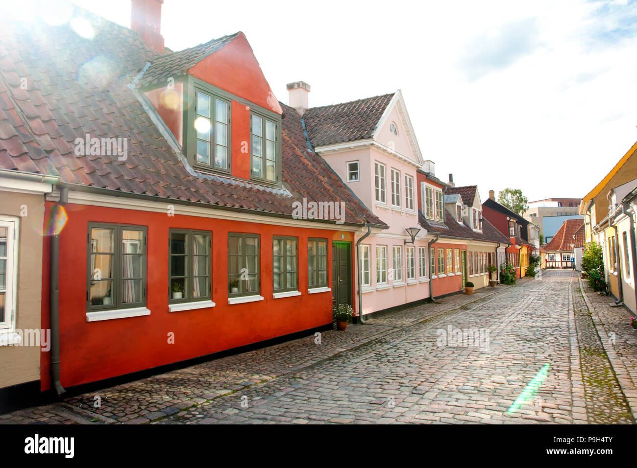 Old Town Of Odense Denmark Hc Andersen S Hometown Stock Photo Alamy
