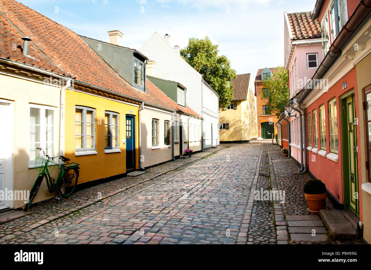 Old Town Of Odense Denmark Hc Andersen S Hometown Stock Photo Alamy
