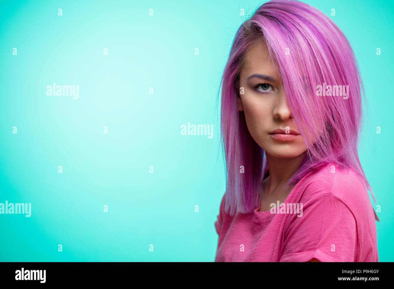 Caucasian Model Woman Having Stylish Hairstyle With Pink Stright Hair Resting On One Half Of Her Face Looking At Camera Over Blue Background Hair Stock Photo Alamy Caucasian Model Woman Having Stylish Hairstyle With Pink Stright Hair Resting On One Half Of Her Face Looking At Camera Over Blue Background Hair Stock Photo Alamy