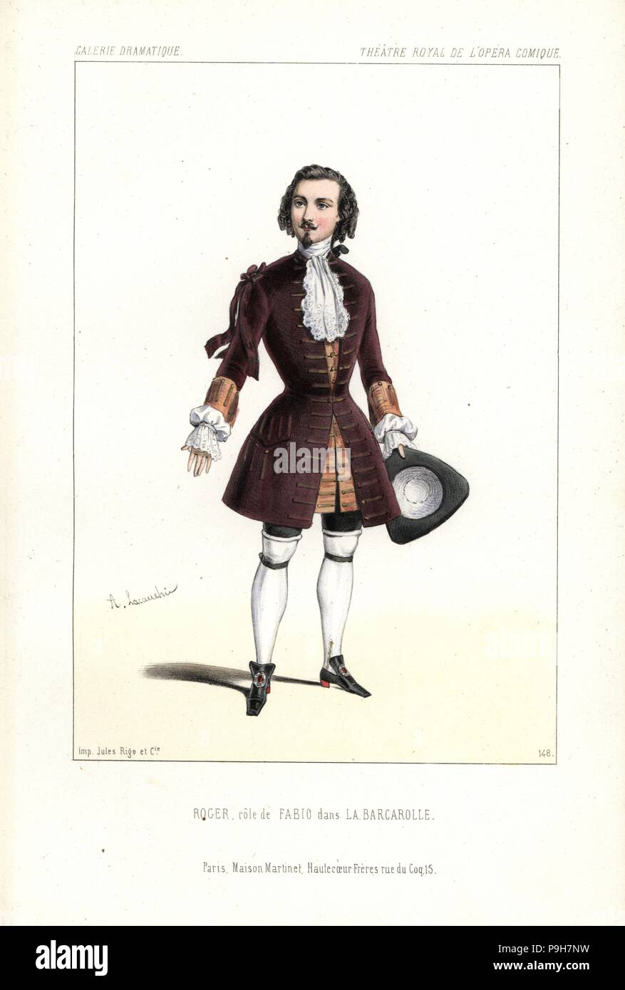 Barcarolle The Opera And I >> Tenor Singer Gustave Hippolyte Roger In The Role Of Fabio In Daniel Barcarolle The Opera And I >> Tenor Singer Gustave Hippolyte Roger In The Role Of Fabio In Daniel