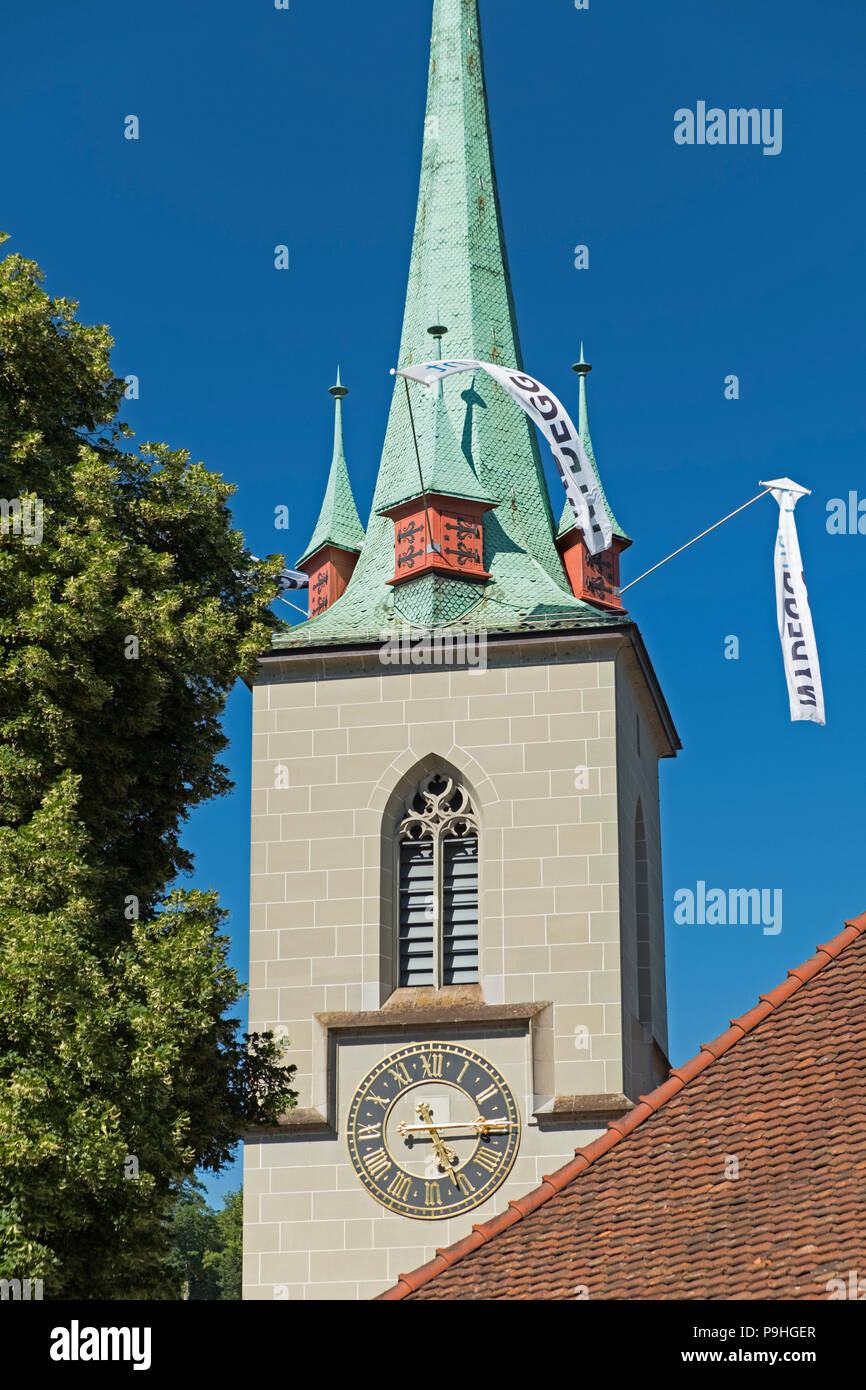 Nydeggkirche church Old Town Bern Switzerland Stock Photo