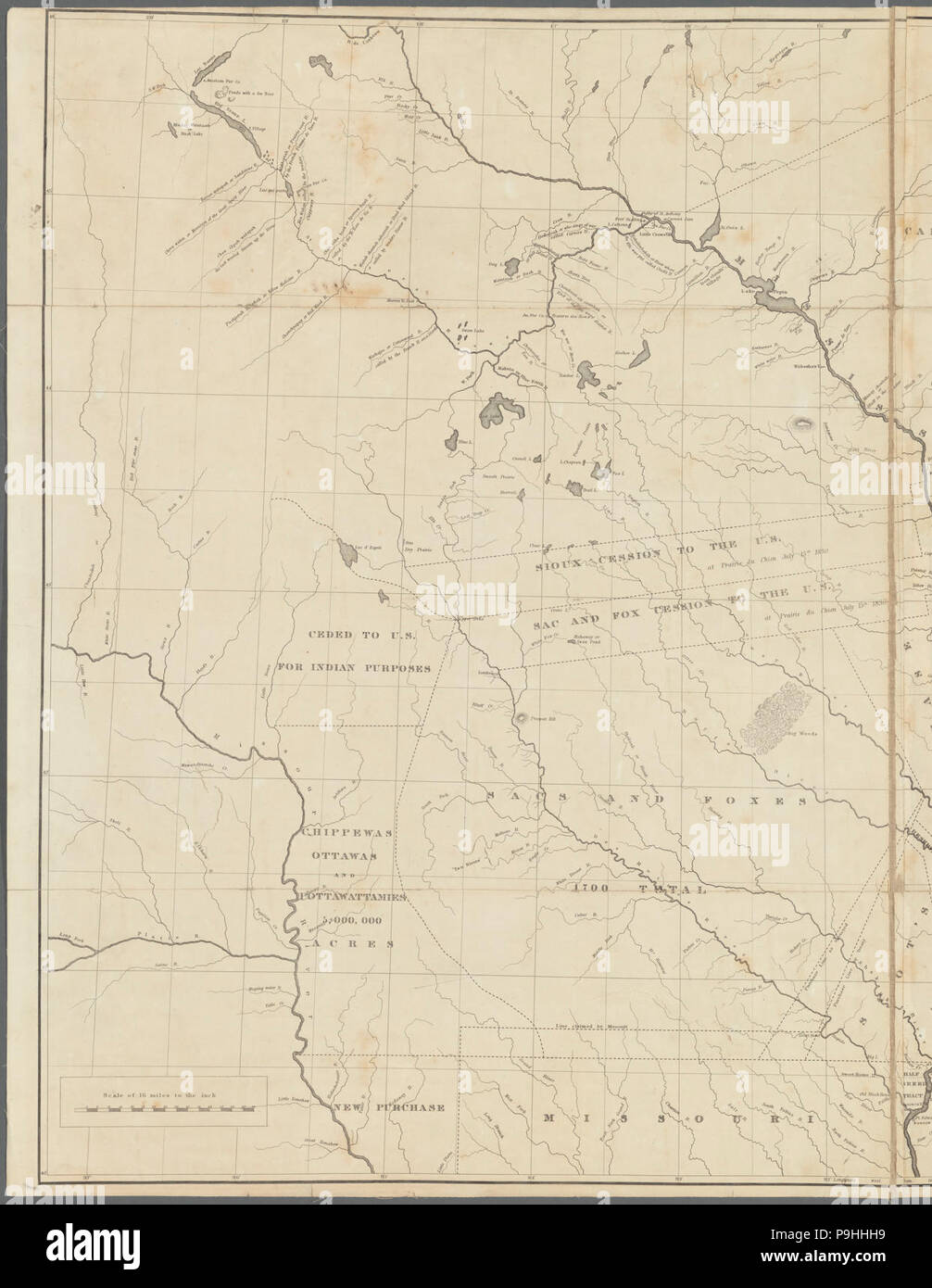 A map of a portion of the Indian country lying east and west of the ...
