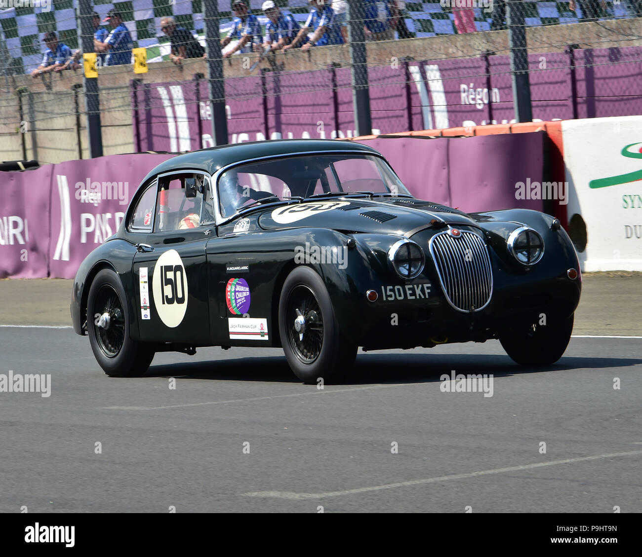 Chris Keith-Lucas, Claire Keith-Lucas, Jaguar XK 150S, Jaguar Classic Challenge, Le Mans Classic 2018, July 2018, Le Mans, France, circuit racing, Cla Stock Photo