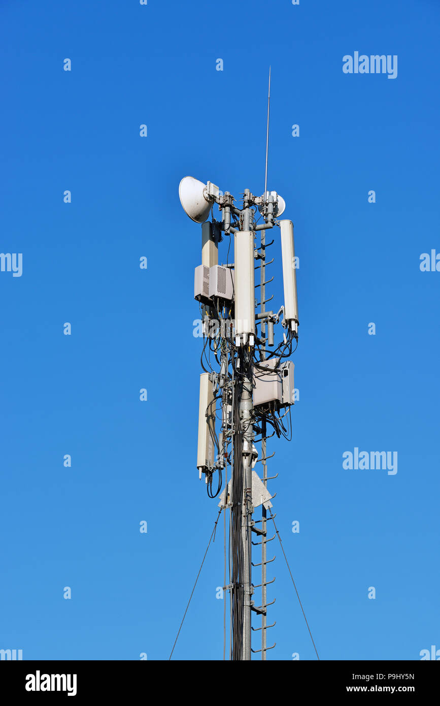 Mobile Phone Mast Stock Photo