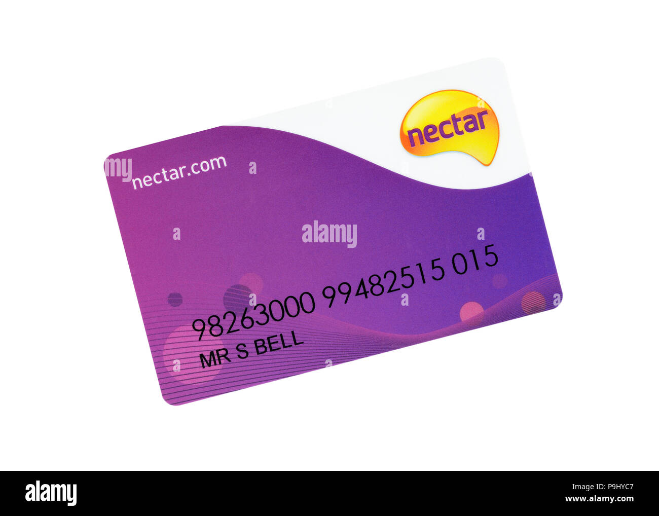 Nectar Card Stock Photo