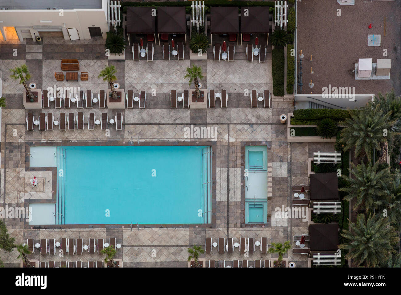 Empty swimming pool aerial hi-res stock photography and images - Alamy