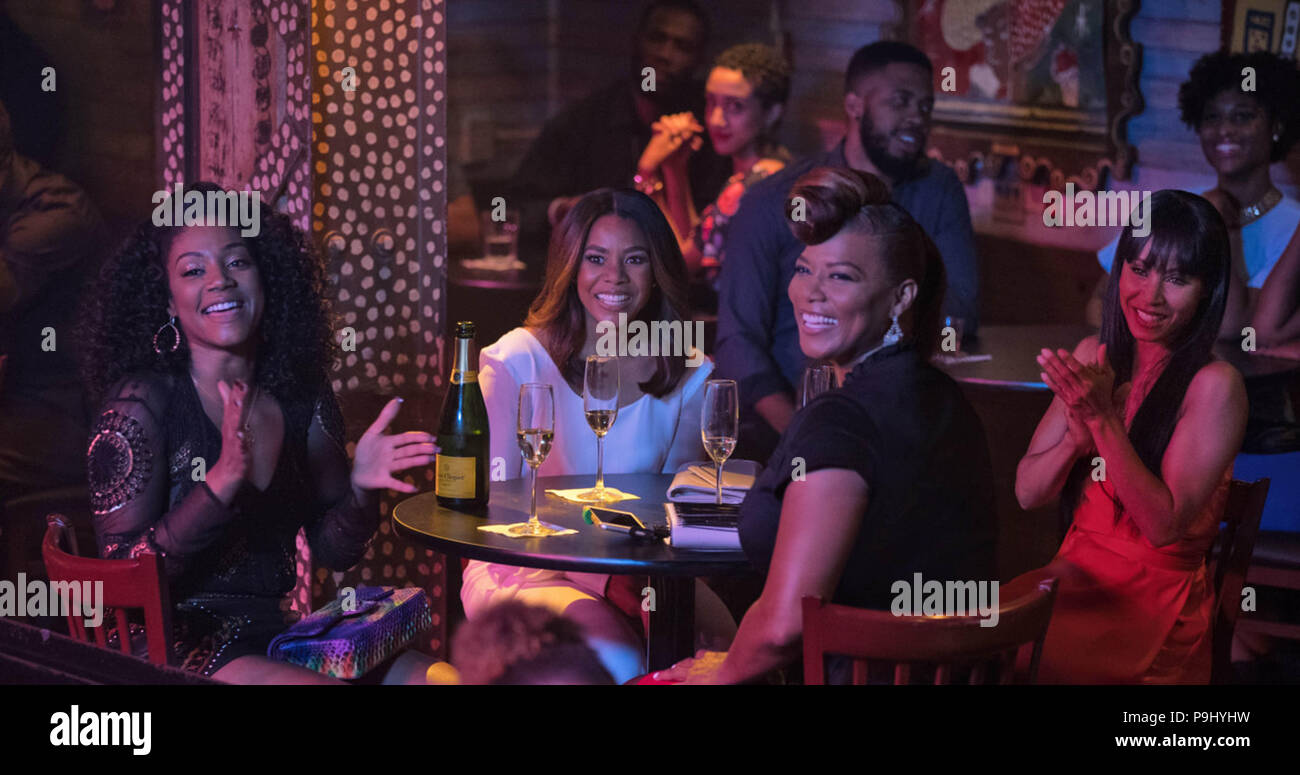 GIRLS TRIP (2017) TIFFANY HADDISH REGINA HALL QUEEN LATIFAH JADA