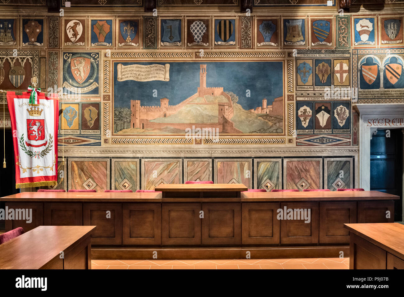 Medieval Interior Hall Stock Photos & Medieval Interior Hall Stock