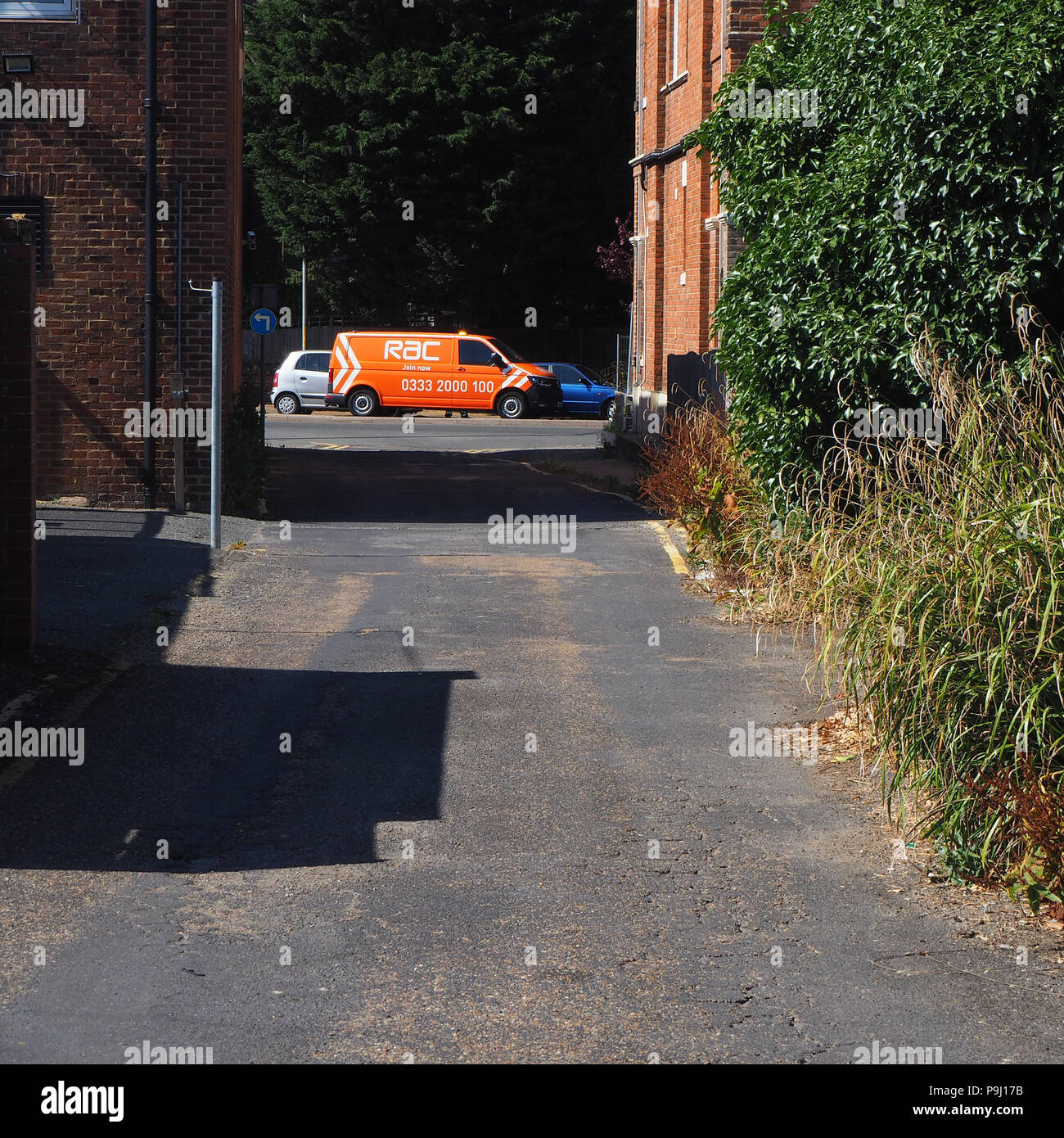 RAC Van at work Stock Photo - Alamy