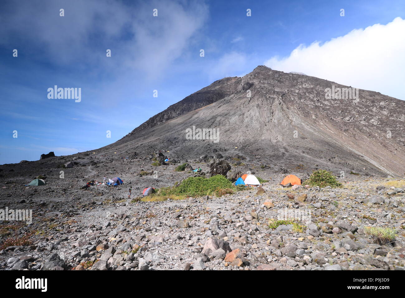 merapi volcano after eruption Stock Photo - Alamy