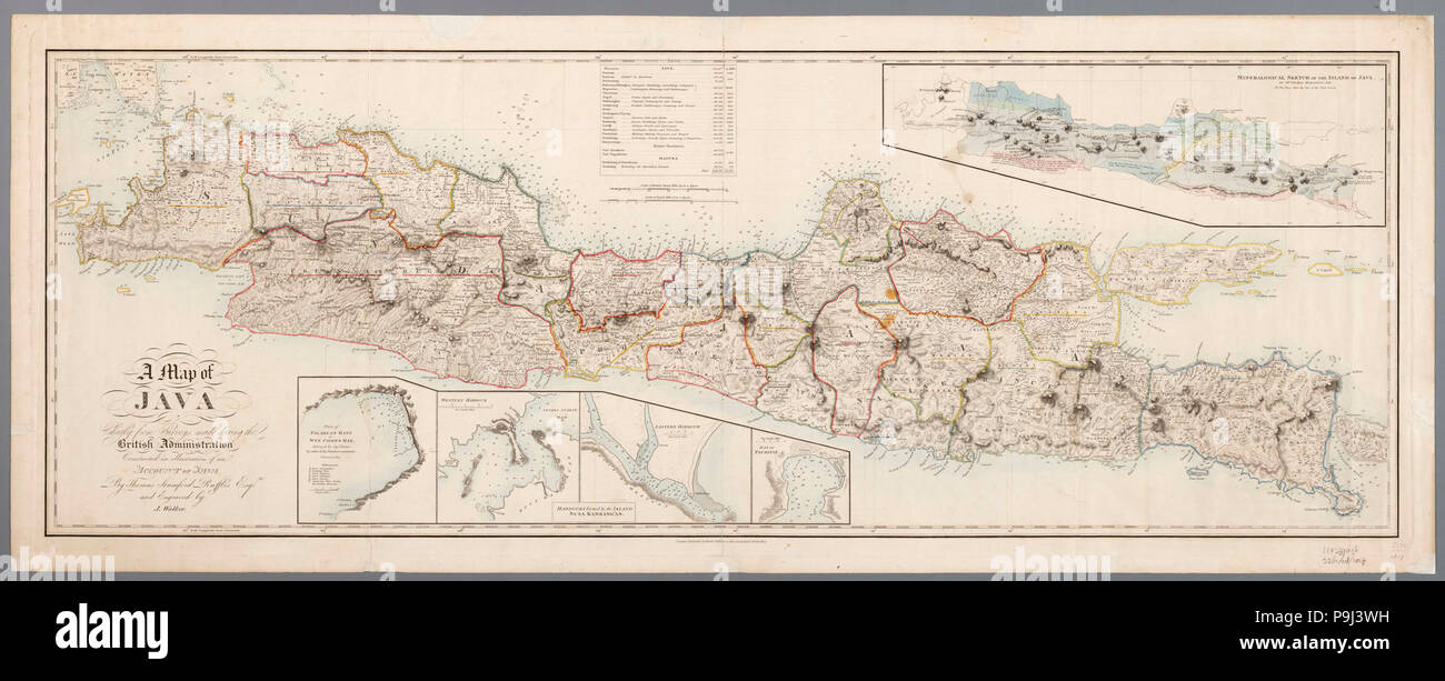 A Map of Java Stock Photo - Alamy