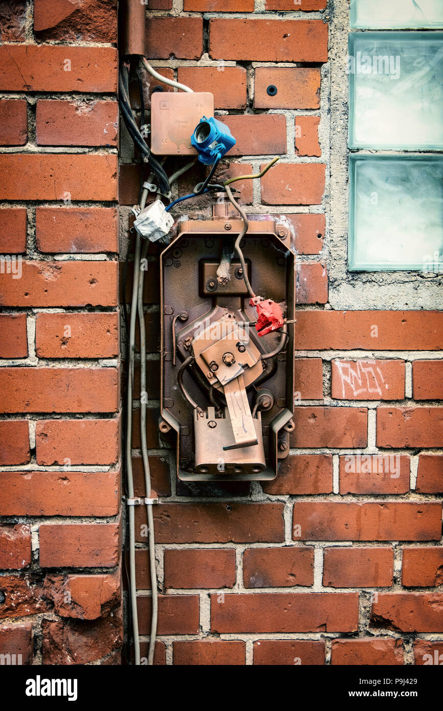 Old Electric Boxes Stock Photos & Old Electric Boxes Stock Images Alamy