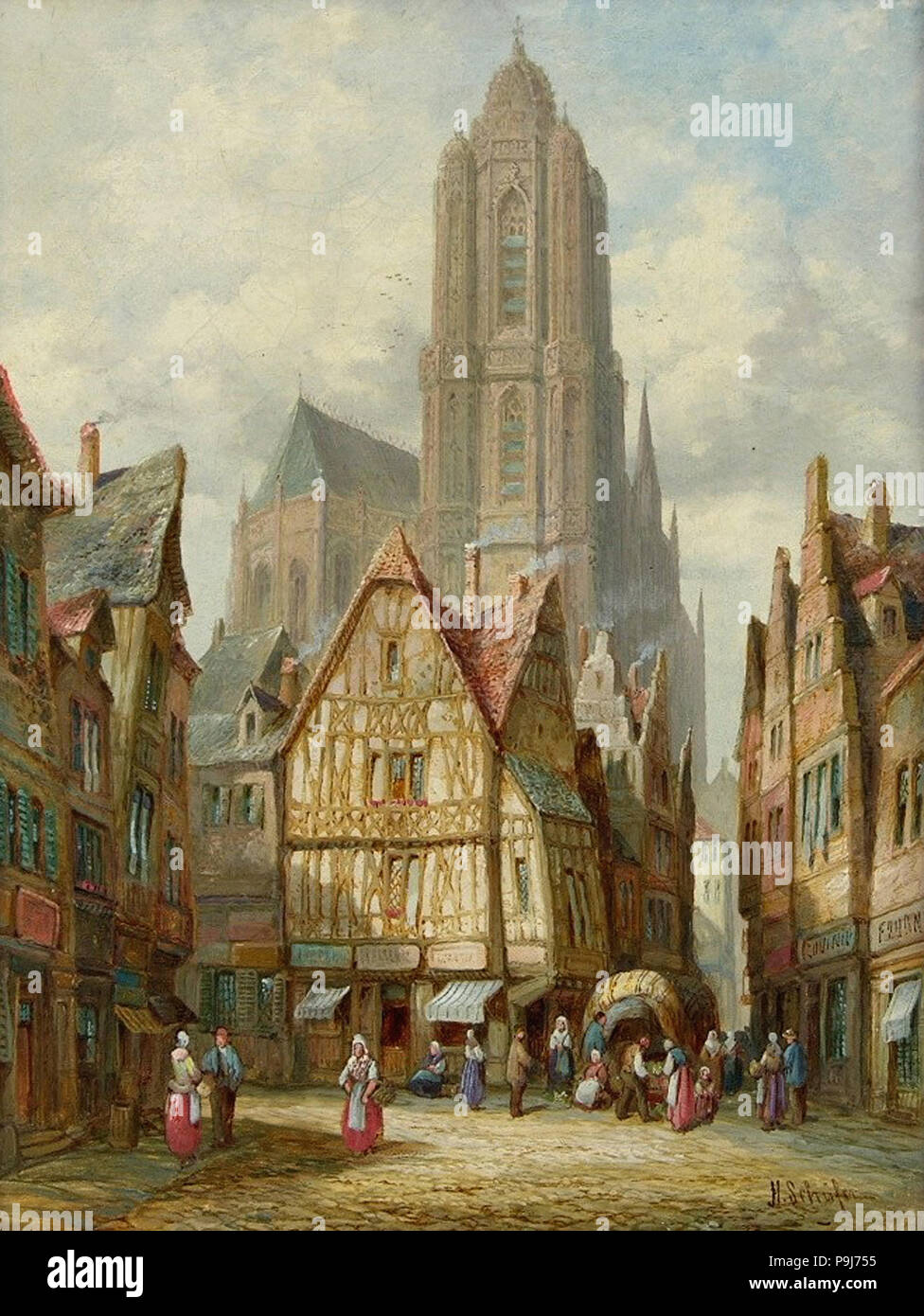 Schafer Henri Rodez France Stock Photo Alamy