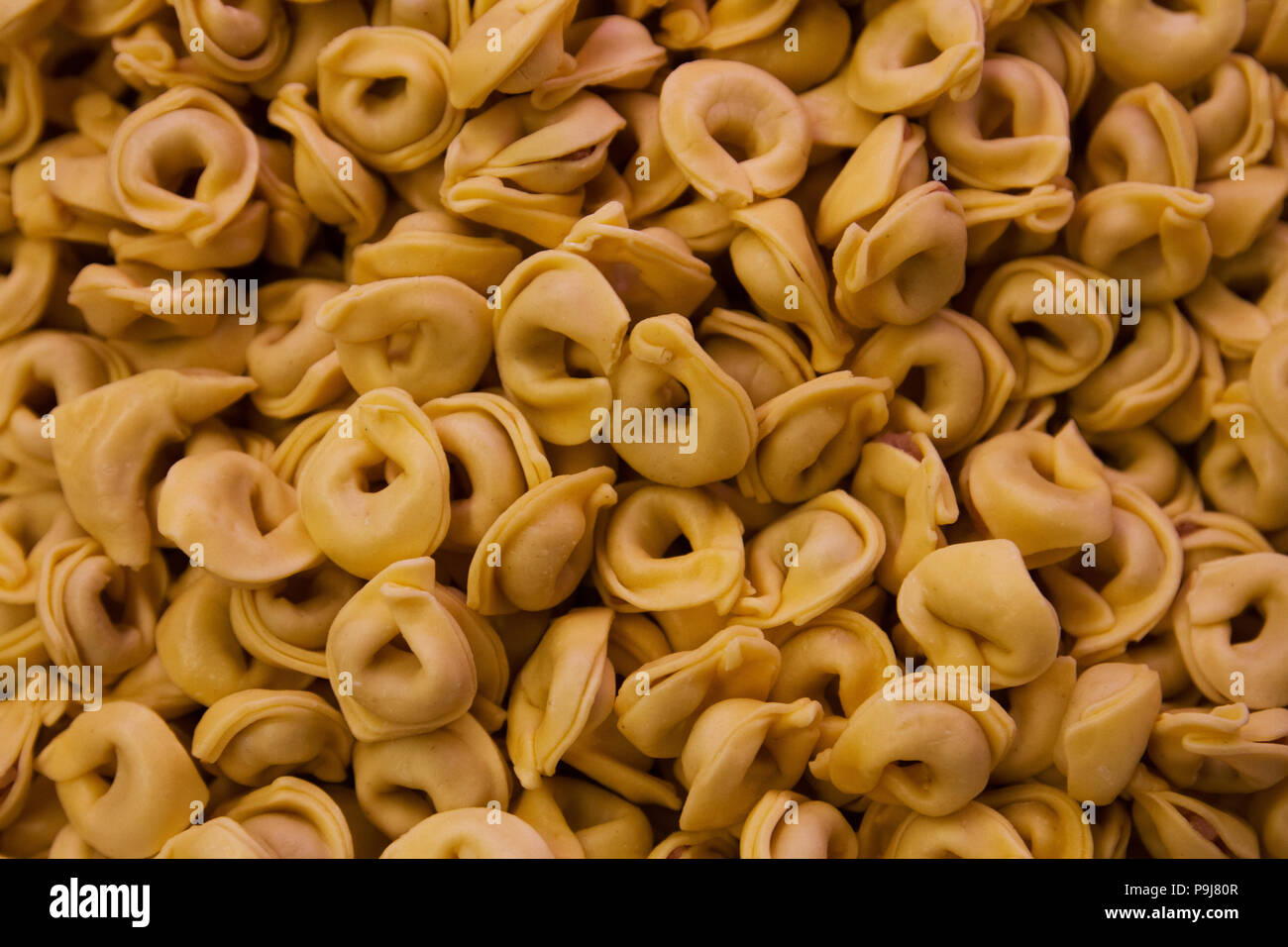 Typical Italian fresh pasta Stock Photo