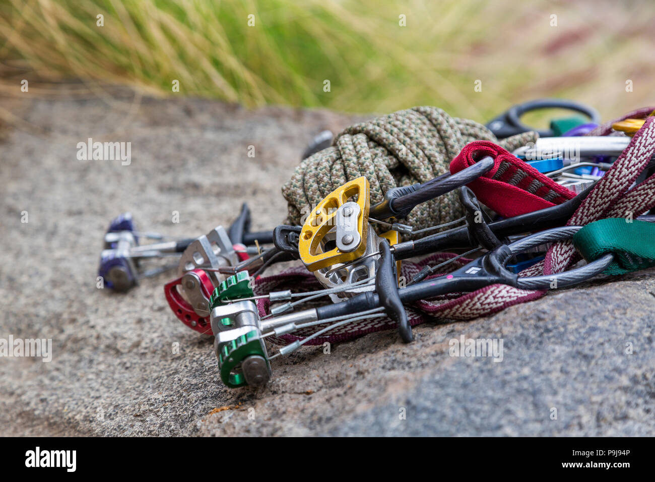 Rock climbers equipment hires stock photography and images Alamy
