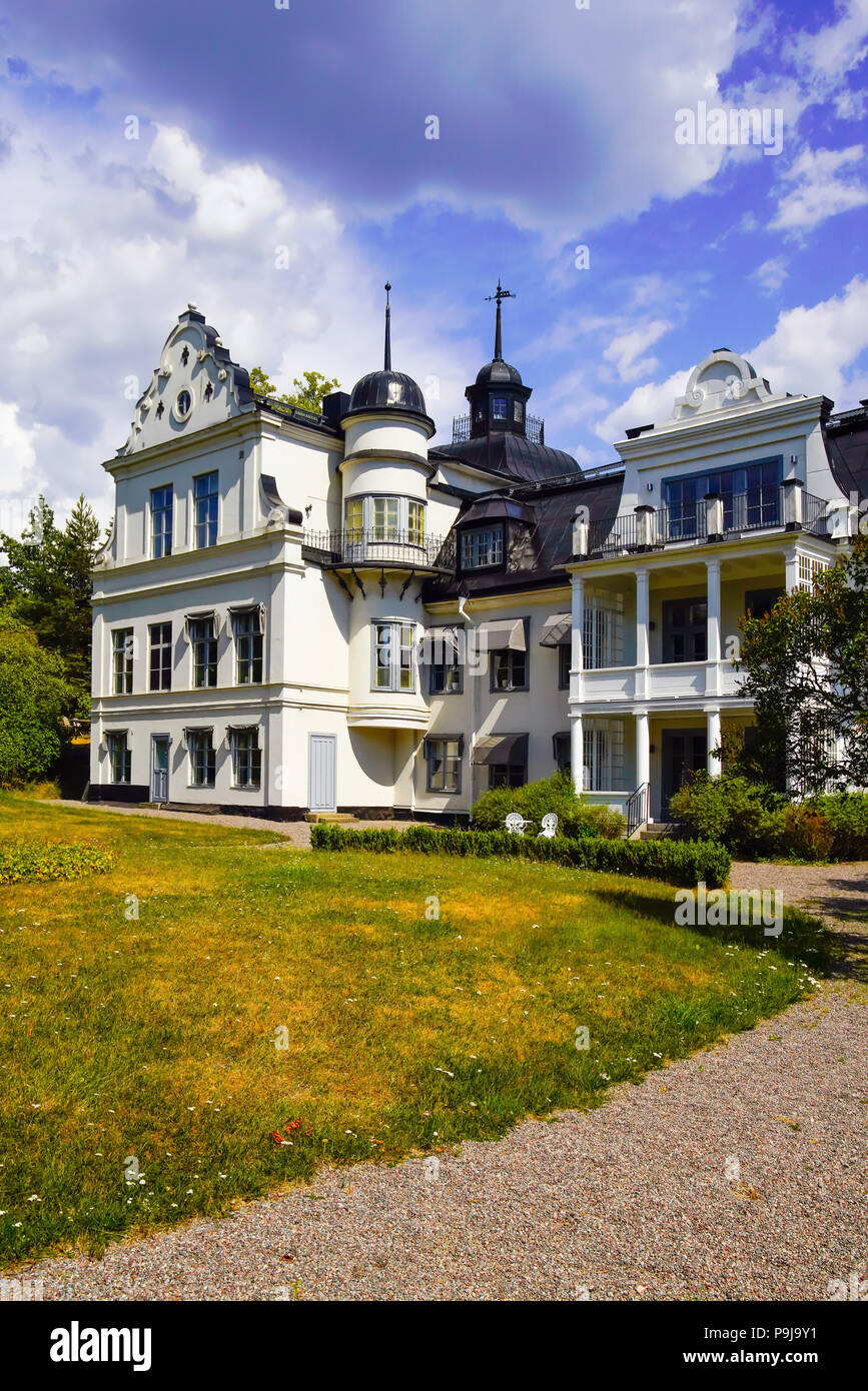 View of Frösunda Herrgård, Solna, Sweden Stock Photo Alamy