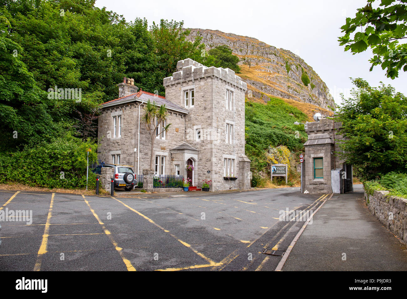 Toll House on the Great Orme in Llandudno North Wales UK Stock Photo
