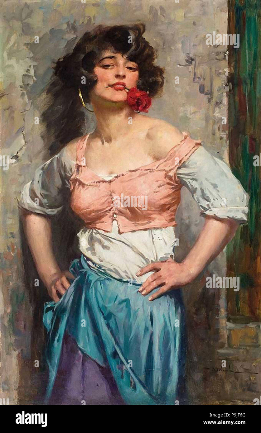 Schmutzler  Leopold - a Gypsy Stock Photo