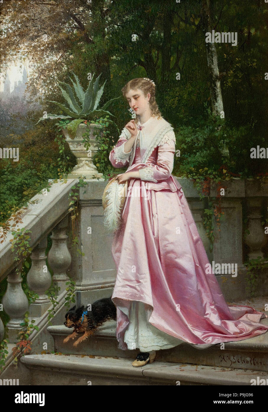 Scholten Hendrik Jacobus Ochtendwandeling Stock Photo Alamy