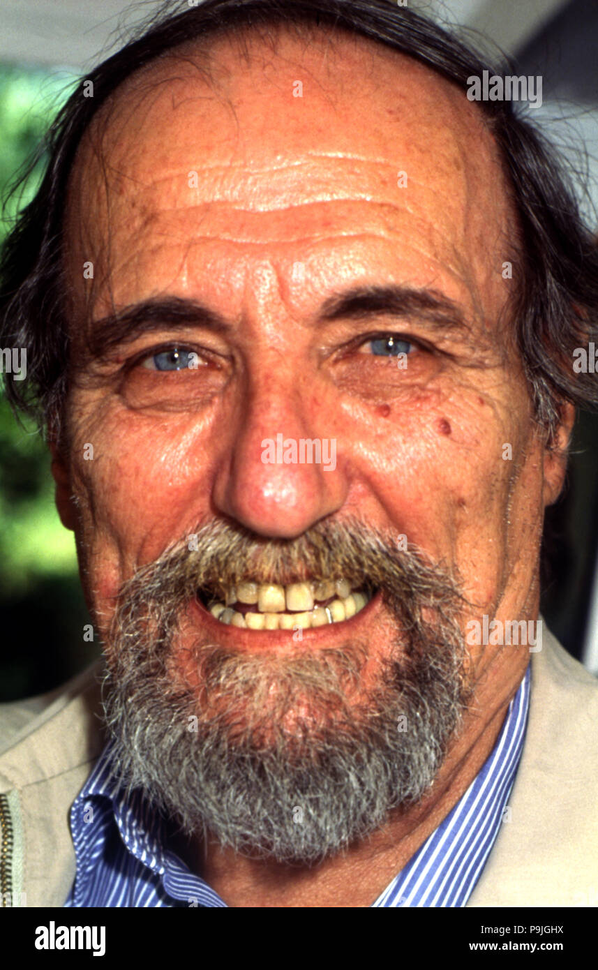 Luis Carandell (1929-2002) Spanish writer and journalist, portrait, 1997. Stock Photo