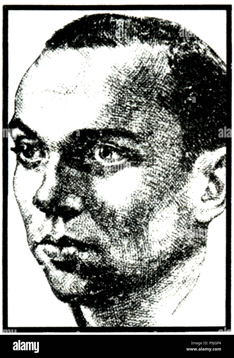 Miguel Hernández Gilabert (1910-1942), Spanish poet. Stock Photo