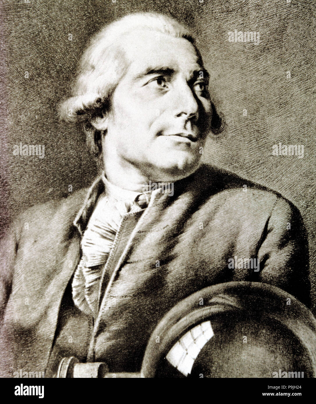 Joseph Michel Montgolfier (1780-1810), French inventor. Stock Photo