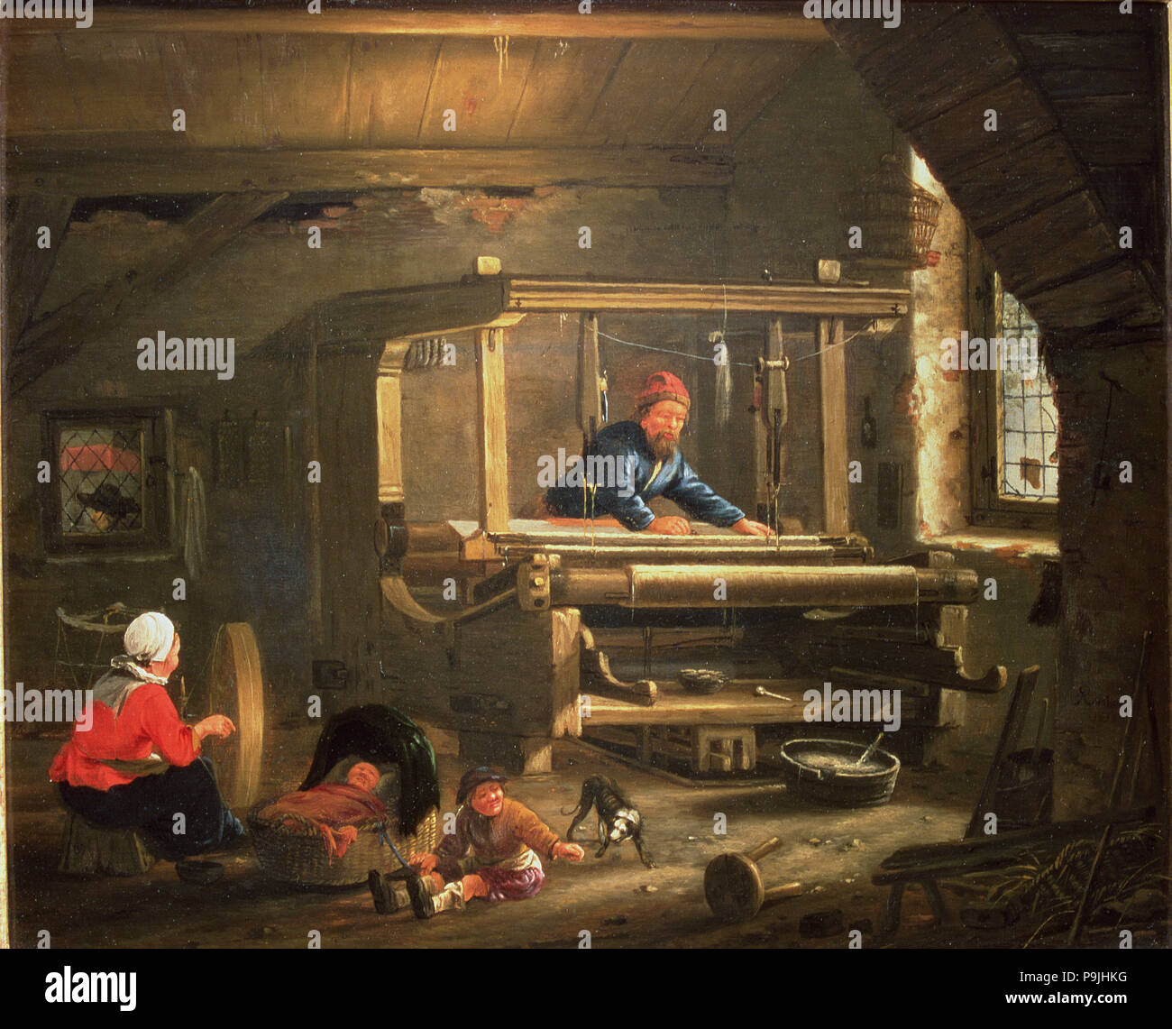 17th century workshop weaver hi-res stock photography and images - Alamy