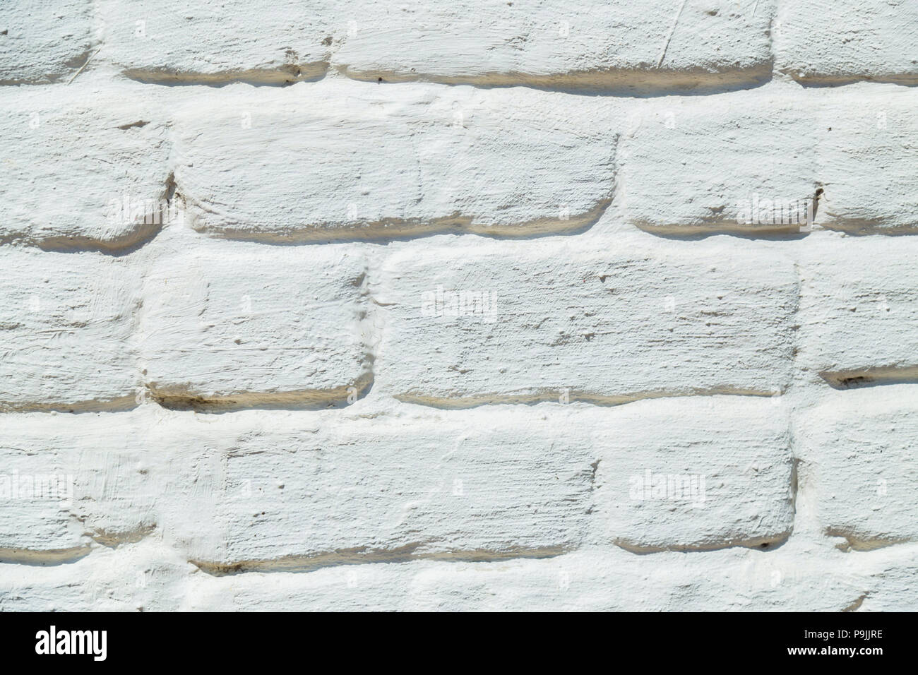 Old white brick wall texture for background Stock Photo - Alamy