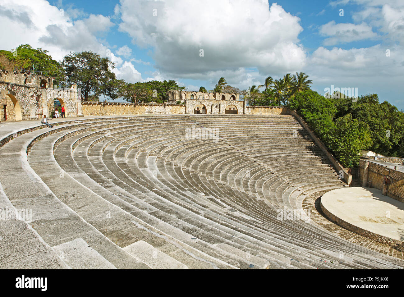 Amphitheatre, Casa de Campo, Altos de Chavón, La Romana, Dominican Republic Stock Photo
