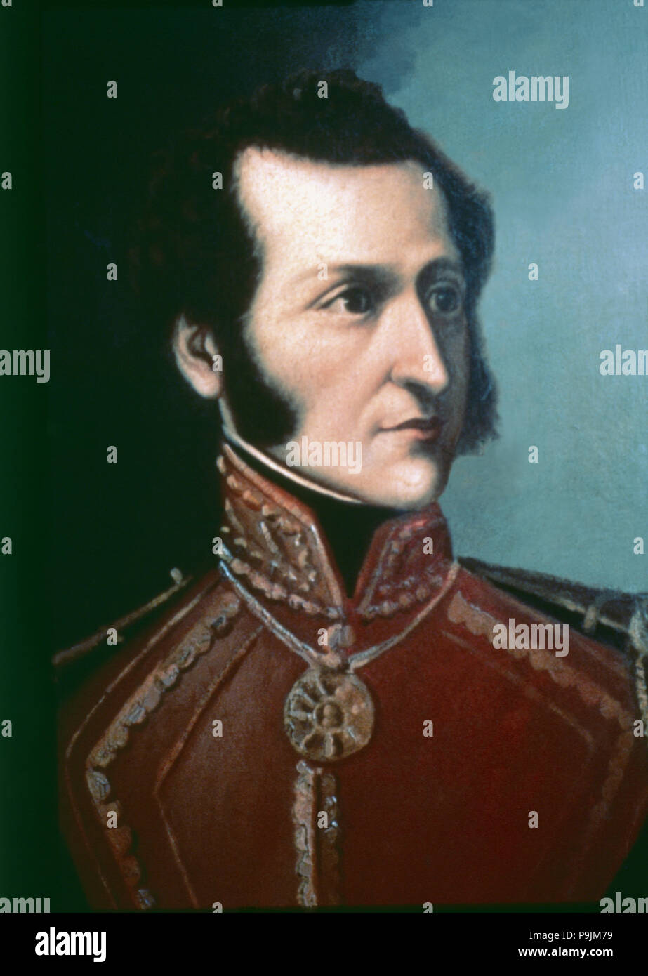 Antonio José de Sucre (1795-1830), political and hero of American independence. Stock Photo