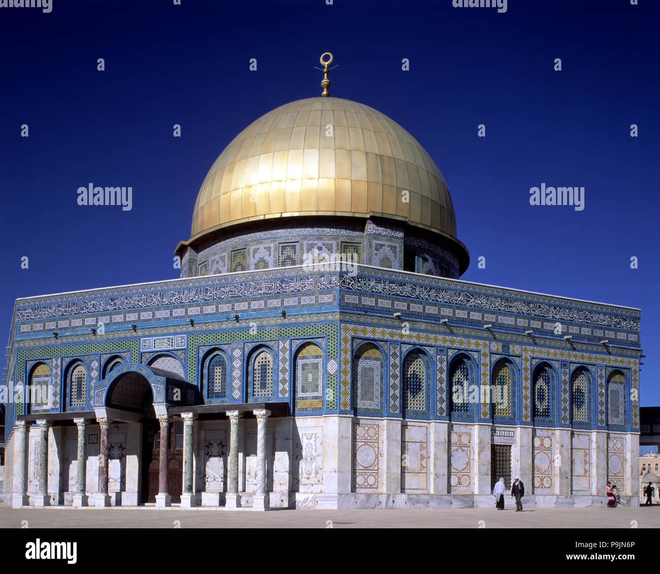 Omea Mosque Omar Mosque and Dome of the Rock Stock Photo - Alamy
