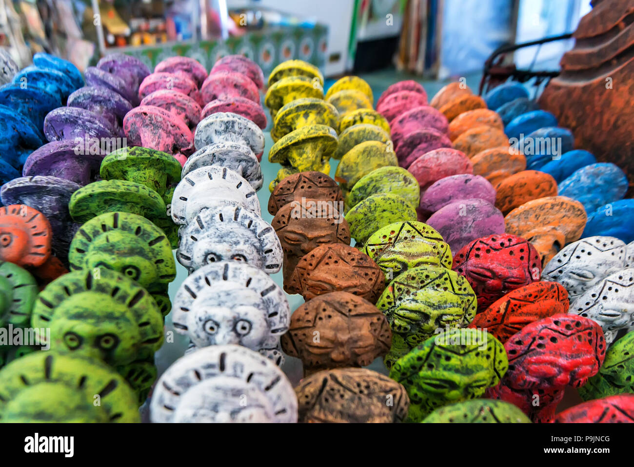 Traditional ceramic souvenirs in Dominican Republic Stock Photo - Alamy