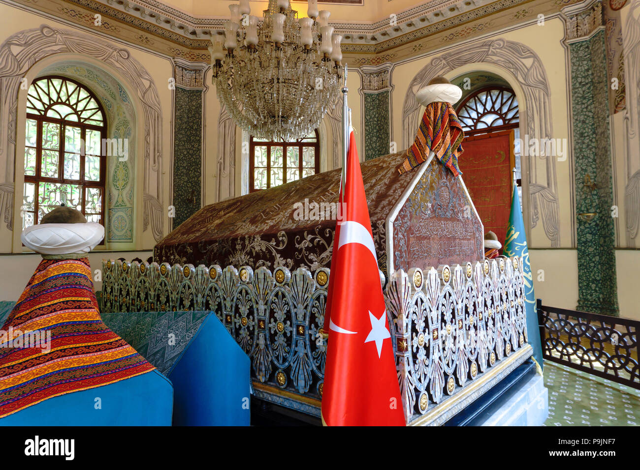 BURSA TURKEY JUNE 23 2018 The Tomb mausoleum Of Osman Gazi BURSA TURKEY JUNE 23 2018 The Tomb mausoleum Of Osman Gazi
