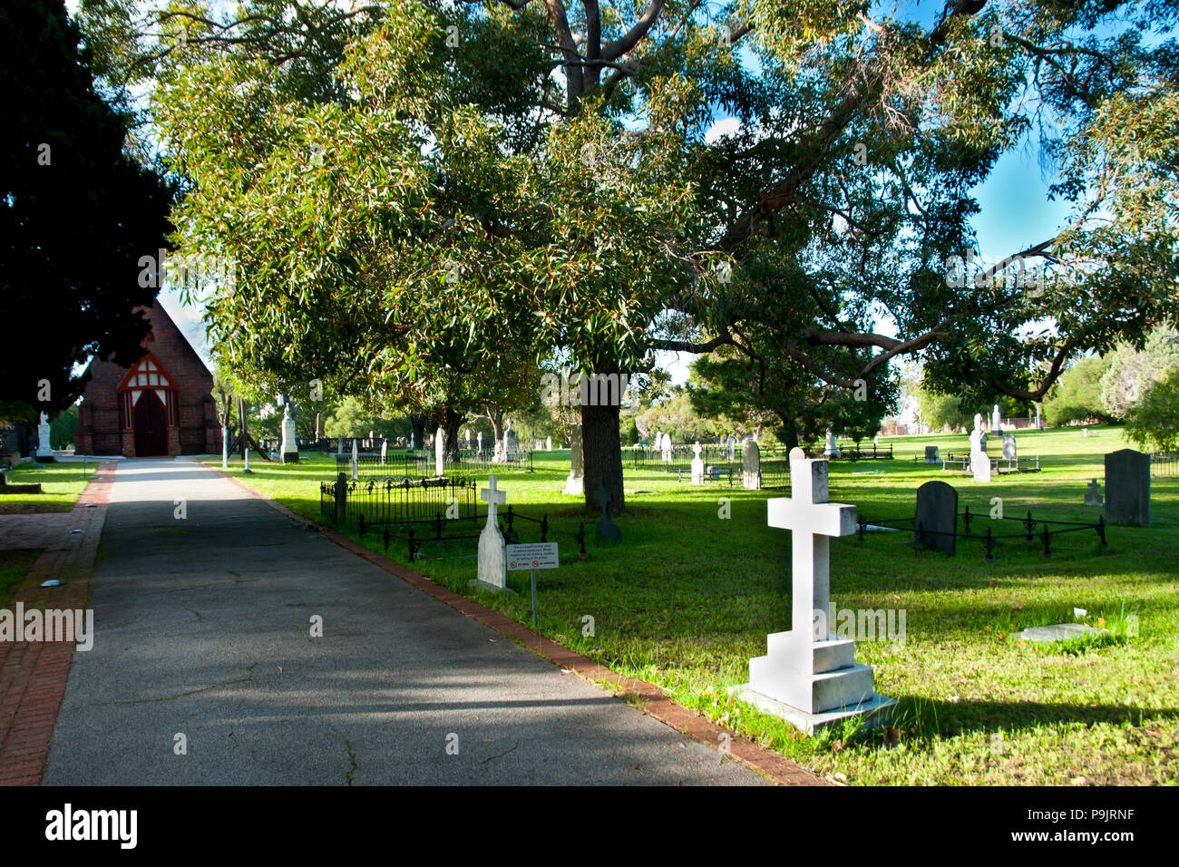 East Perth Cemeteries - Australia Stock Photo